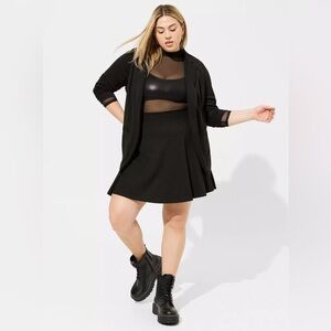 Torrid Stylish Black Knit Skirt